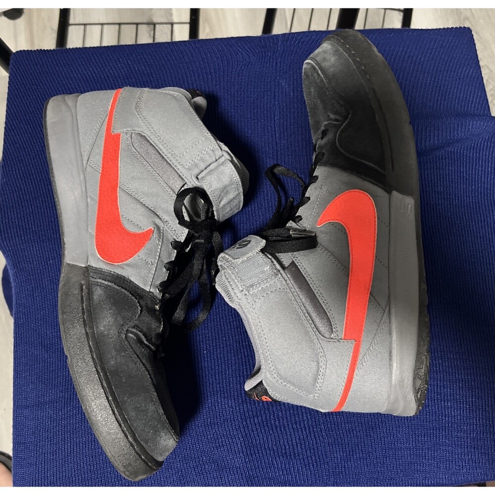 Nike SB Zoom Air Morgan 6.0 Mid Black & Grey Sneakers Men's 13
